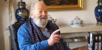 ATTENTION: BLOCKING PERIOD 21 March 00:01 - Italian actor Bud Spencer sitting in his apartment in Rome, Italy, 17 March 2016. His fourth book 'Was ich euch noch sagen wollte...' (lit. 'What I still wanted to tell you...') celebrates world premiere in Germany on 21 March 2016. Photo:†Miriam Schmidt/dpa